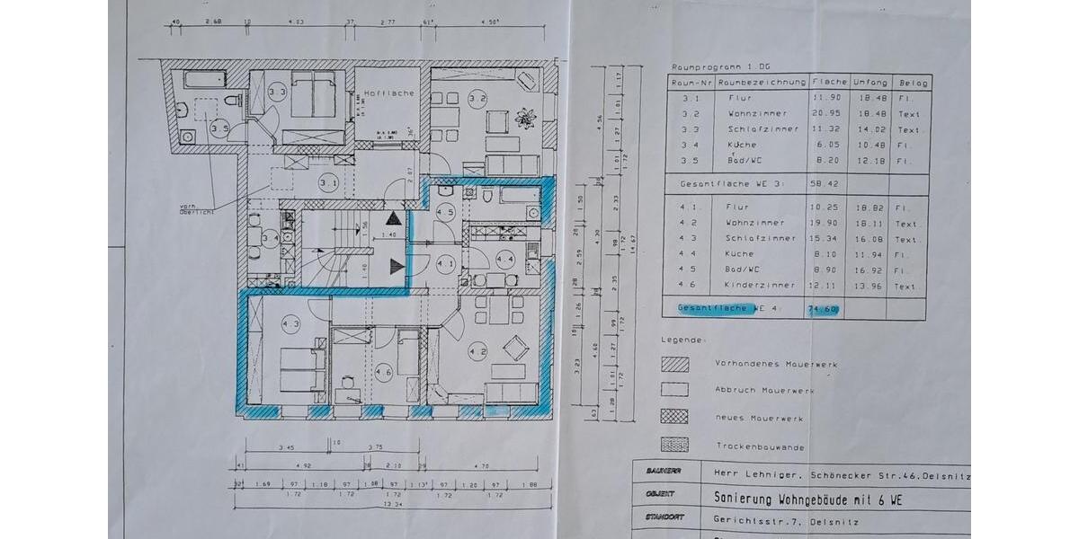 Etagenwohnung Oelsnitz (Vogtland) - 3 Zimmer, 75 m&sup2;, 360&euro; | Angebot:25590371