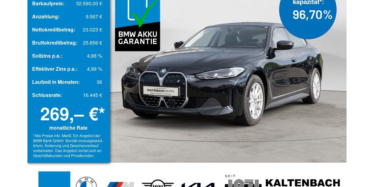 BMW i4 34.015 km 32.590 &euro; Olpe 57462