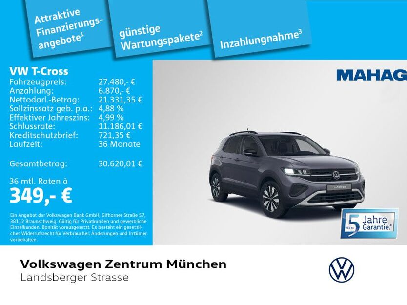 VW T-Cross 2.876 km 27.480 € München 80687