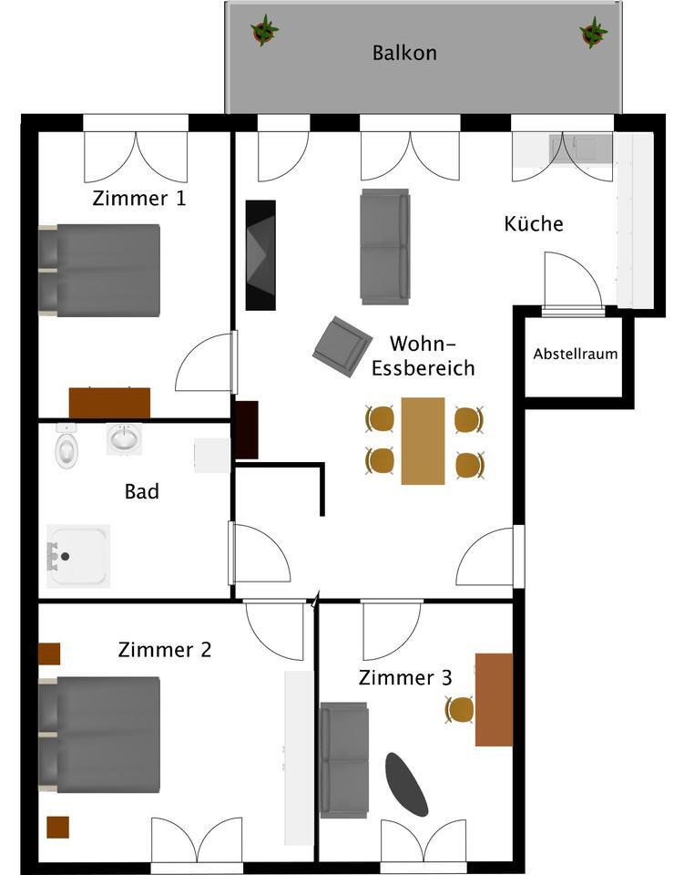 Wohnung in Kerpen Horrem - 102 qm - 4 Zimmer - Energie A+ - Top