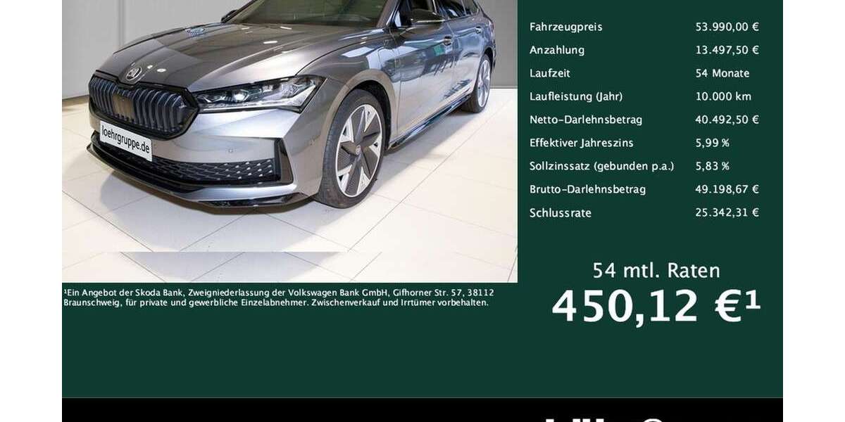 Skoda Superb 5.500 km 53.990 &euro; Meckenheim 53340