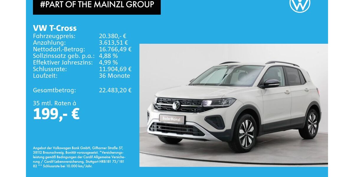 VW T-Cross 37.050 km 20.380 &euro; Bad Reichenhall 83435
