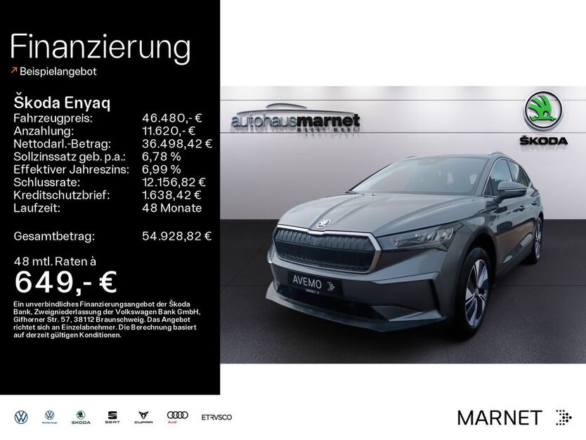 Skoda Enyaq 13.500 km 46.480 € Heidenheim an der Brenz 89520