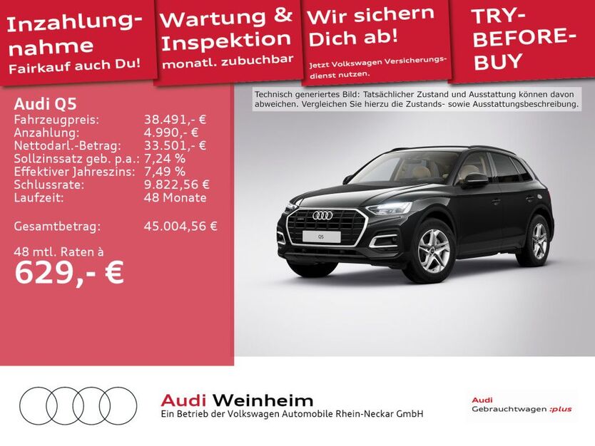 Audi Q5 40.089 km 38.491 € Weinheim 69469
