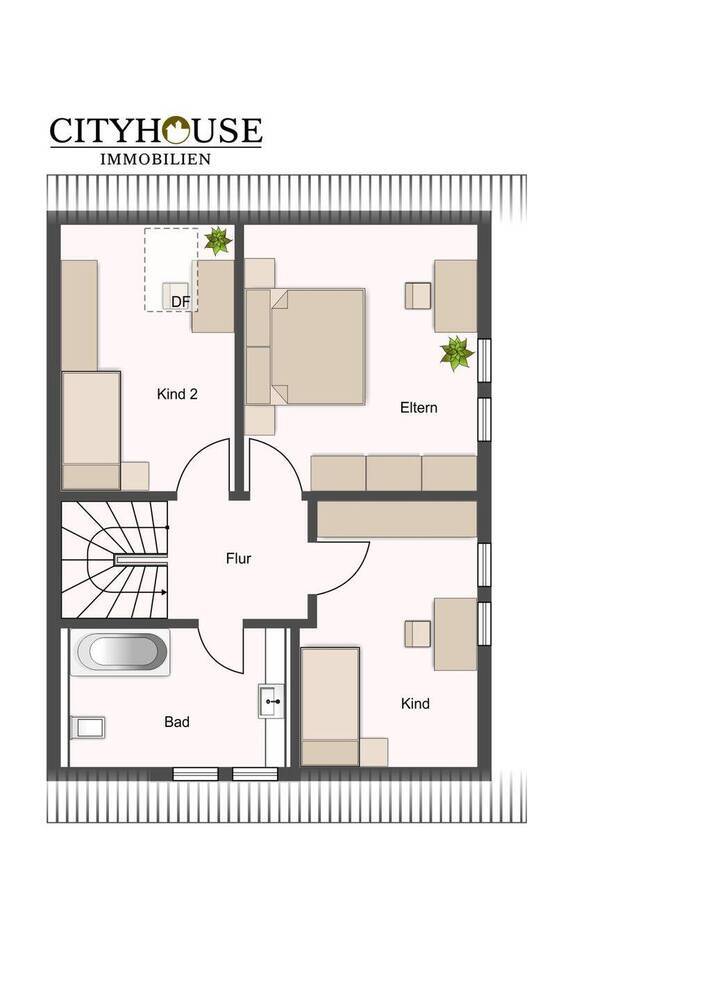 CITYHOUSE: Moderne Doppelhaushälfte mit großem Garten, Hobbyraum Souterrain, Keller, Terrasse
