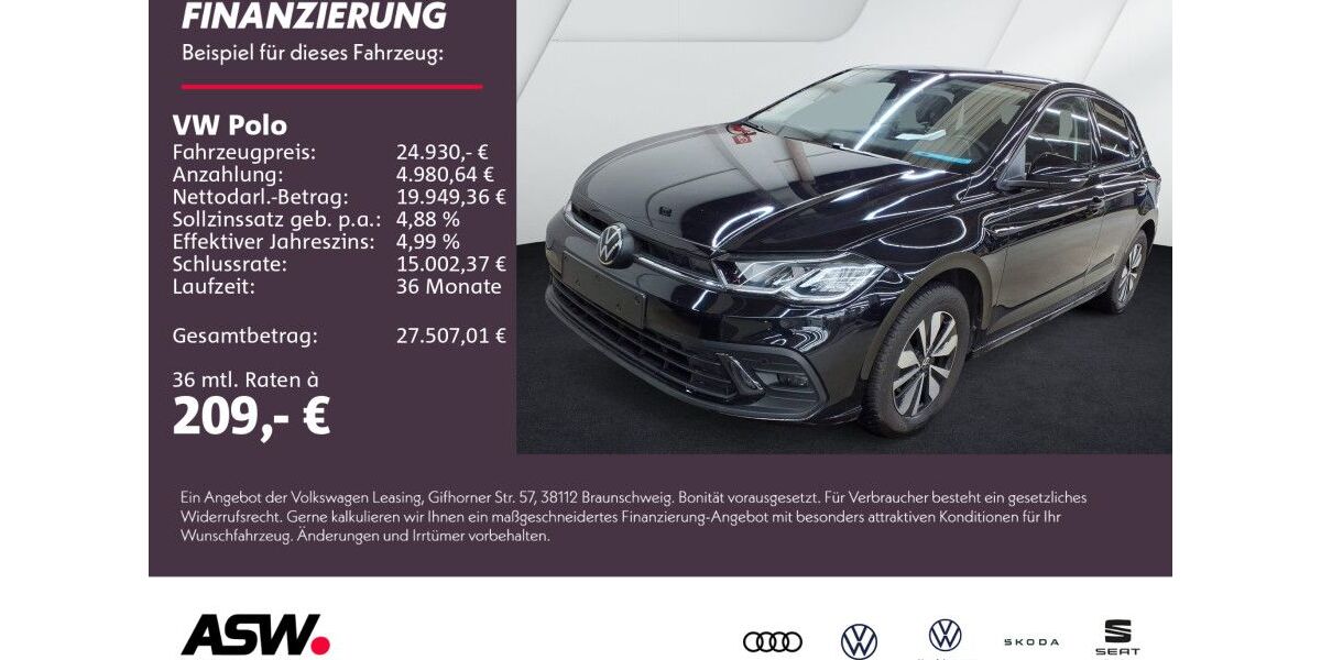 VW Polo 9.300 km 24.930 &euro; Weinsberg 74189
