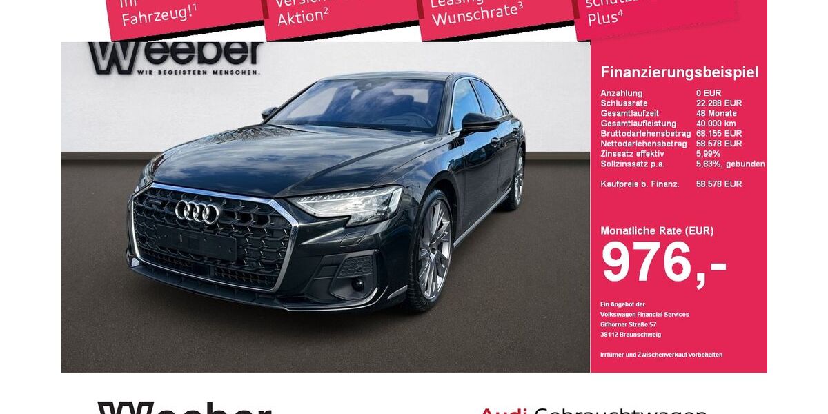 Audi A8 70.663 km 58.578 &euro; Weil der Stadt 71263
