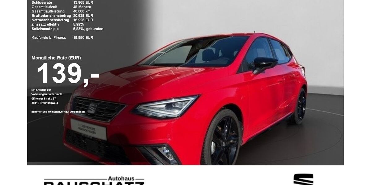 Seat Ibiza 11.536 km 19.250 &euro; Sigmaringen 72488
