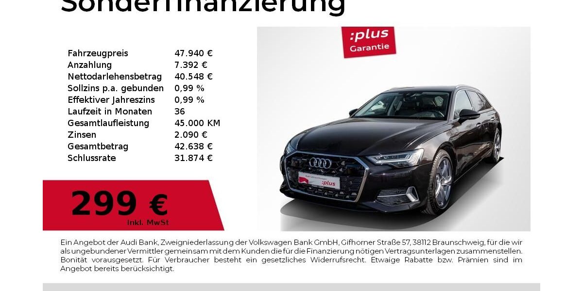 Audi A6 10.995 km 47.940 &euro; Magdeburg 39126