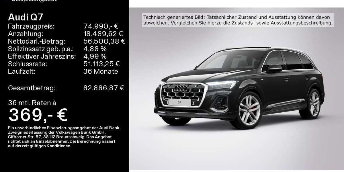 Audi Q7 4.857 km 74.990 € Hofheim 65719