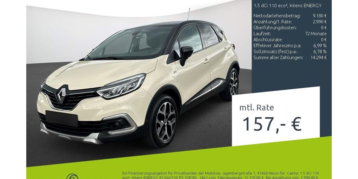 Renault Captur 86.168 km 12.170 &euro; Stuhr 28816