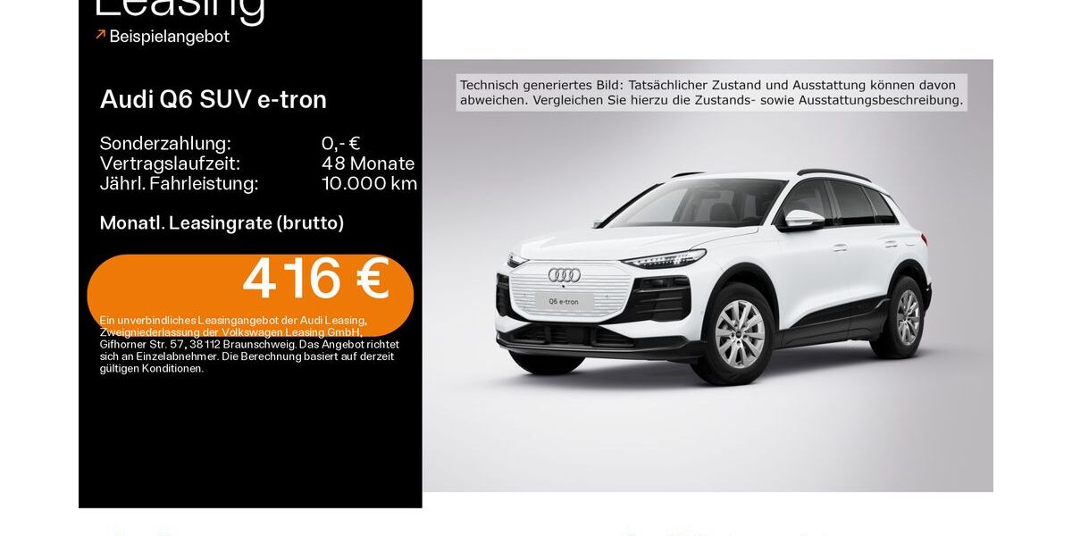 Audi Q6 e-tron 8.919 km 49.990 € Hofheim 65719
