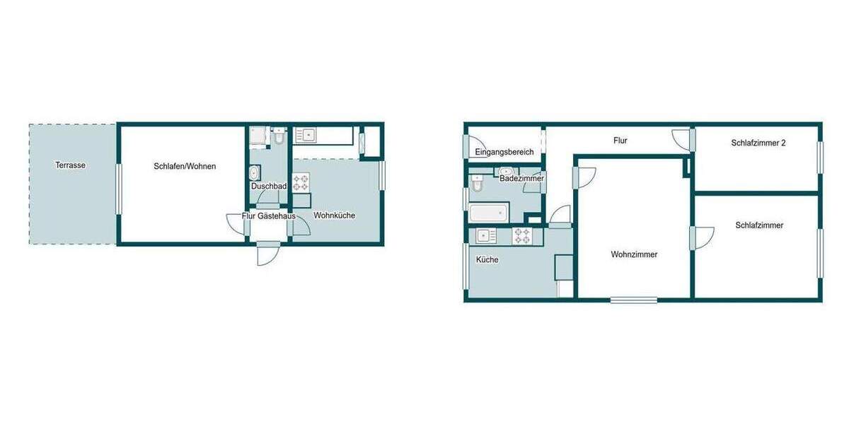 Doppelhaushälfte Mönchgut Gager - 3 Zimmer, 75 m&sup2;, 199.000&euro; | Angebot:25389378