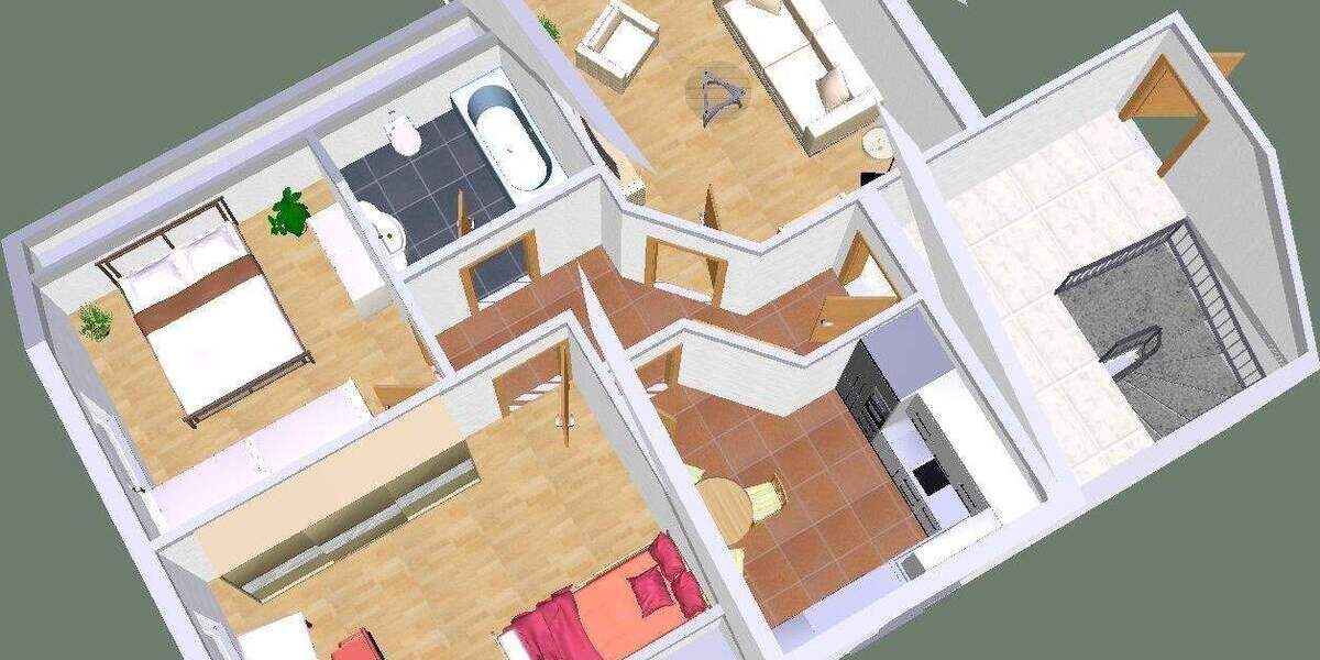 Etagenwohnung Neubrandenburg Tannenkrug - 3 Zimmer, 71 m&sup2;, 167.000&euro; | Angebot:26292895