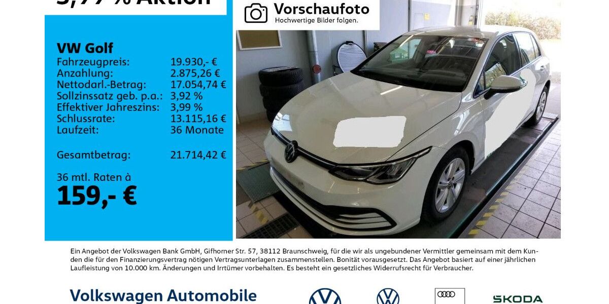 VW Golf 49.560 km 19.930 &euro; Leipzig 04178