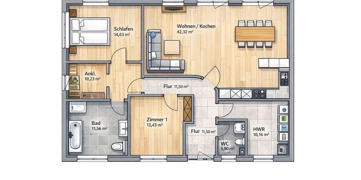 Luxuriöse Haushälfte in Hohenwestedt 3 zimmer