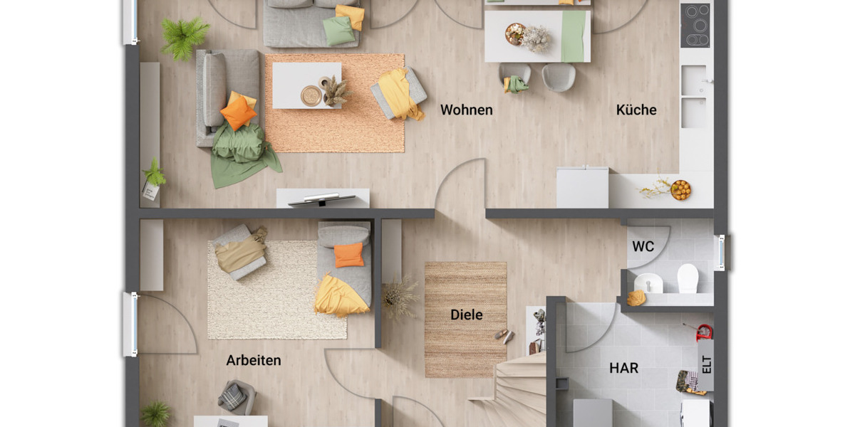 Einfamilienhaus Edermünde Grifte - 5 Zimmer, 157 m&sup2;, 422.963&euro; | Angebot:25738073