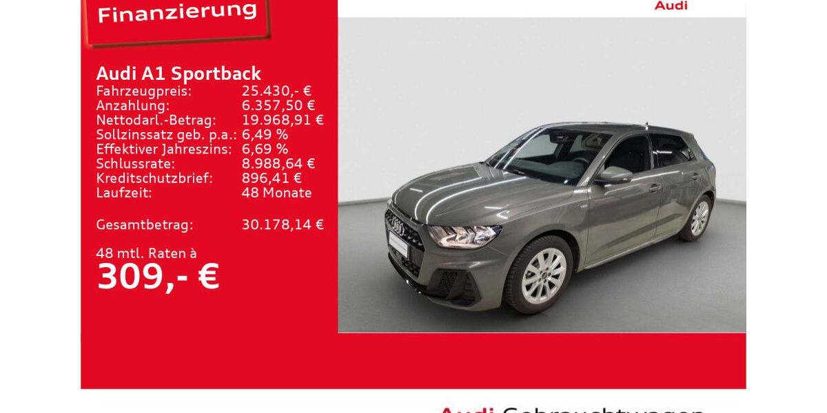 Audi A1 4.688 km 25.430 &euro; Ulm 89073