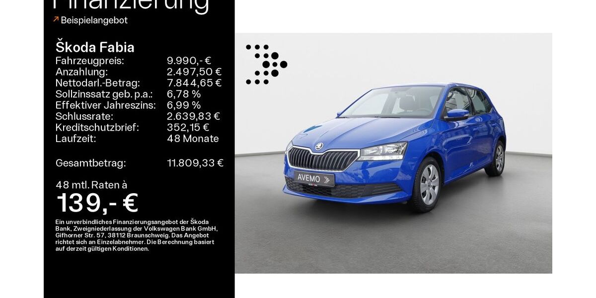 Skoda Fabia 103.194 km 9.990 &euro; Haßfurt 97437