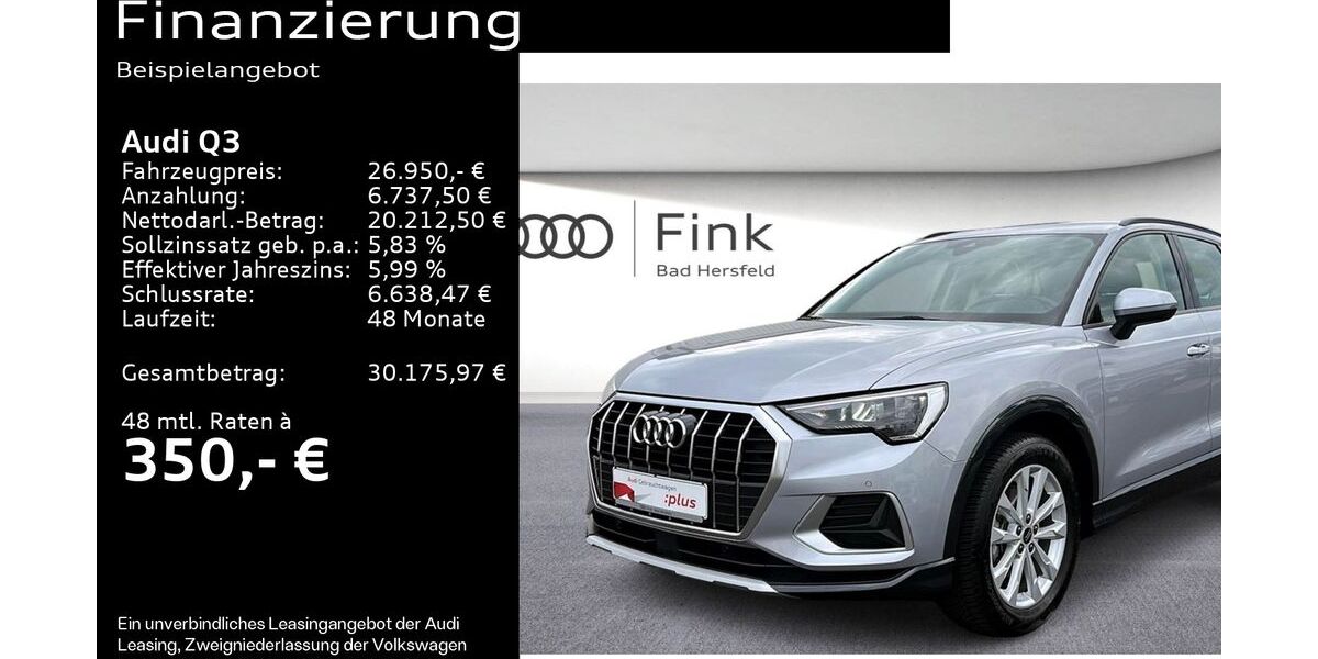 Audi Q3 13.370 km 26.950 &euro; Bad Hersfeld 36251