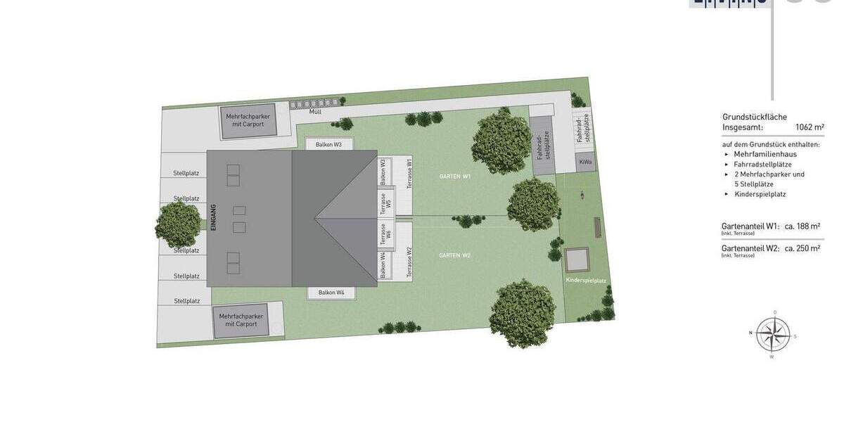 Etagenwohnung Vaterstetten Parsdorf - 3 Zimmer, 87 m&sup2;, 799.000&euro; | Angebot:25727006