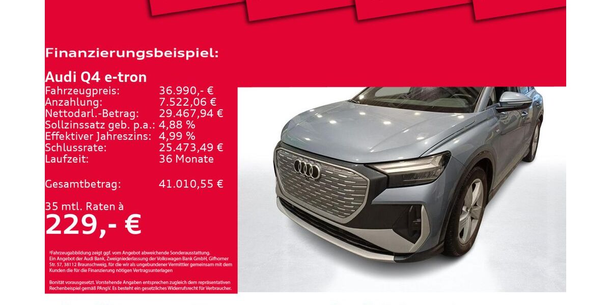Audi Q4 e-tron 59.974 km 36.450 &euro; Hannover 30179