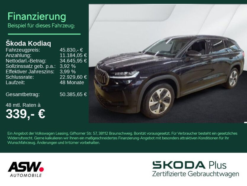 Skoda Kodiaq 19.500 km 45.830 € Heilbronn 74076