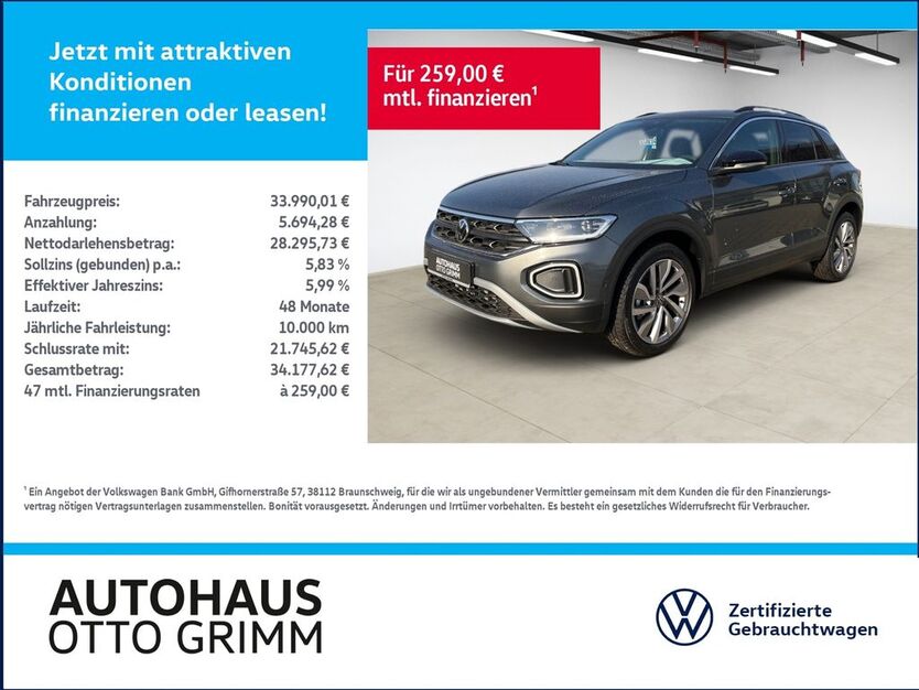 VW T-Roc 10.302 km 31.980 € Bitterfeld-Wolfen 06749