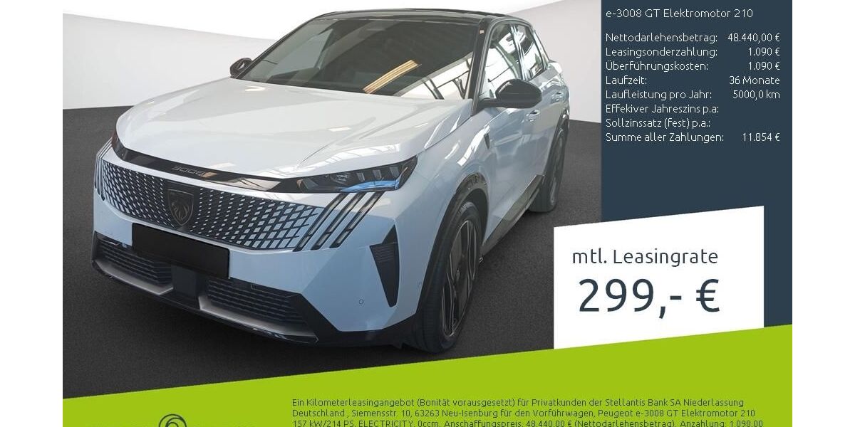 Peugeot 3008 7.000 km 48.440 &euro; Ahaus 48683