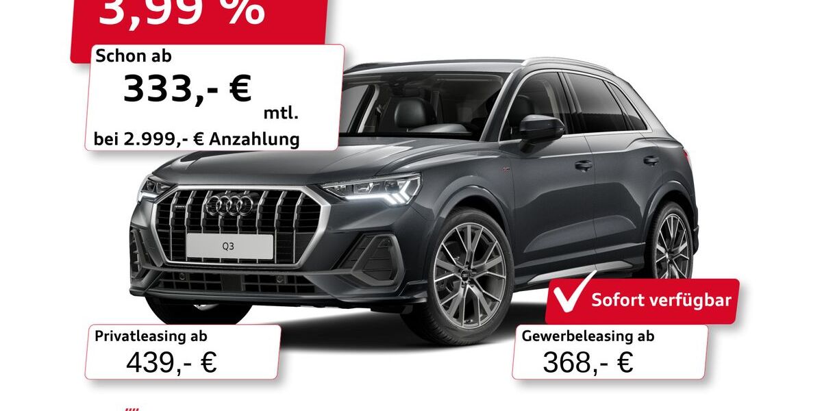 Audi Q3 6.938 km 44.930 &euro; Mitterteich 95666