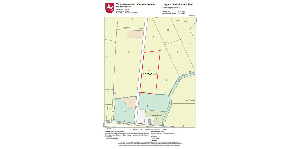 Grundstück Hude - 42.500&euro; | Angebot:25693684