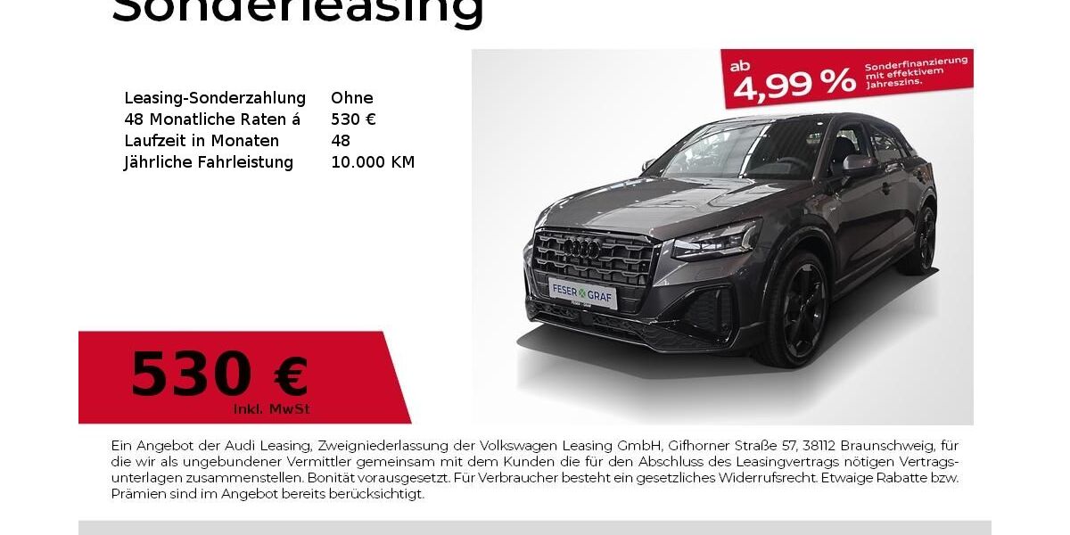 Audi Q2 6.500 km 39.980 &euro; Fürth 90763