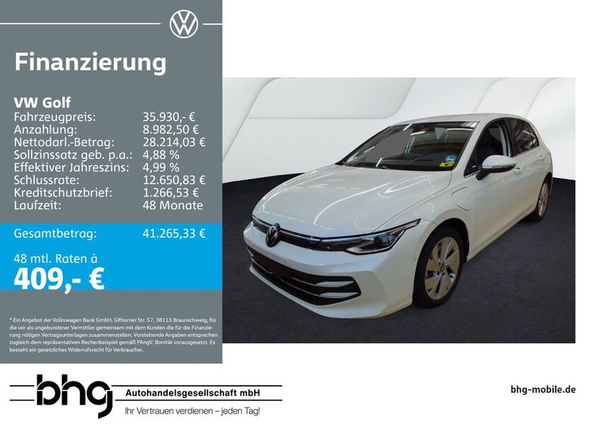 VW Golf 13.879 km 35.930 € Albstadt 72458
