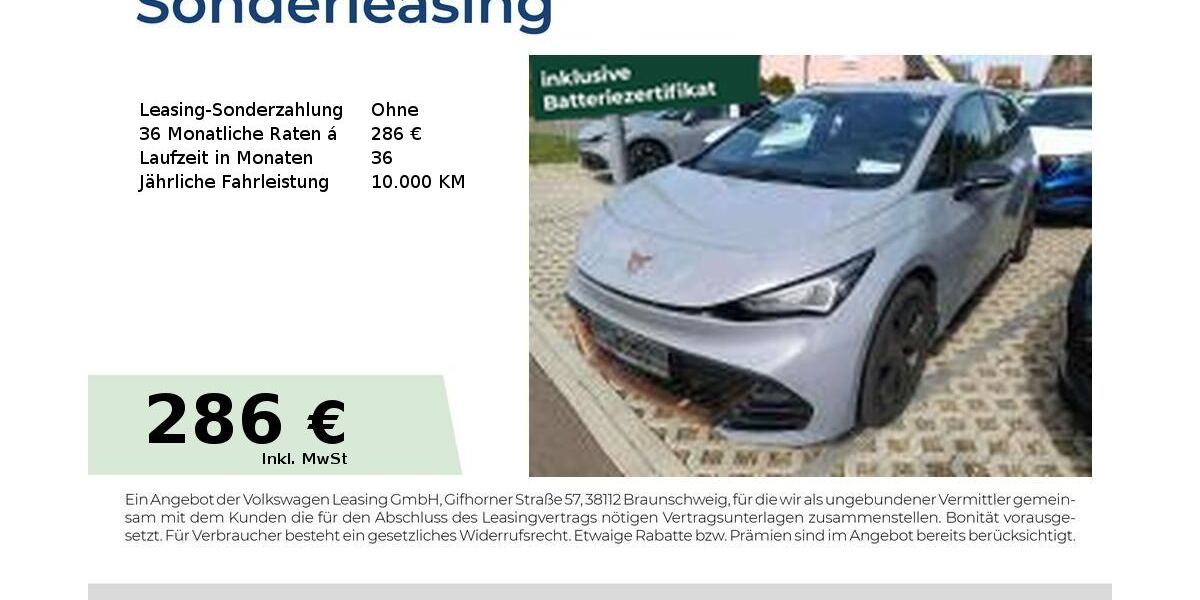 Cupra Born 36.760 km 23.940 &euro; Magdeburg 39118