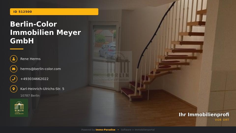 Maisonettenwohnung Salzatal - 2 Zimmer, 42 m&sup2;, 375&euro; | Angebot:25326005