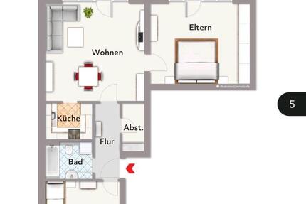 Wohnung Ingelheim am Rhein - 3 Zimmer, 90 m&sup2;, 850&euro; | Angebot:25521223