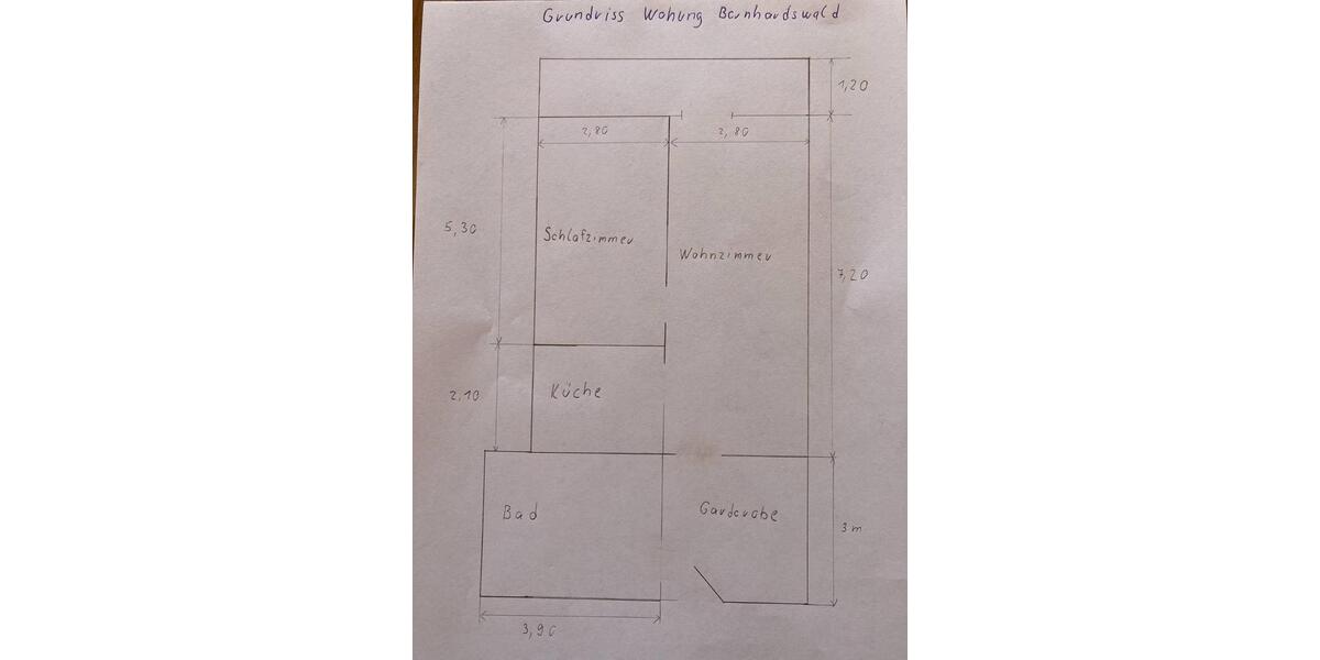 Etagenwohnung Bernhardswald - 2 Zimmer, 200.000&euro; | Angebot:23105611