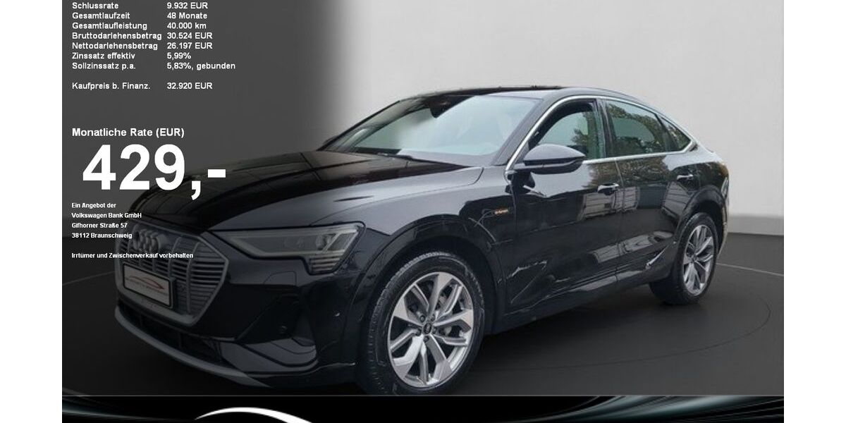 Audi e-tron 23.128 km 32.920 &euro; Sigmaringen 72488