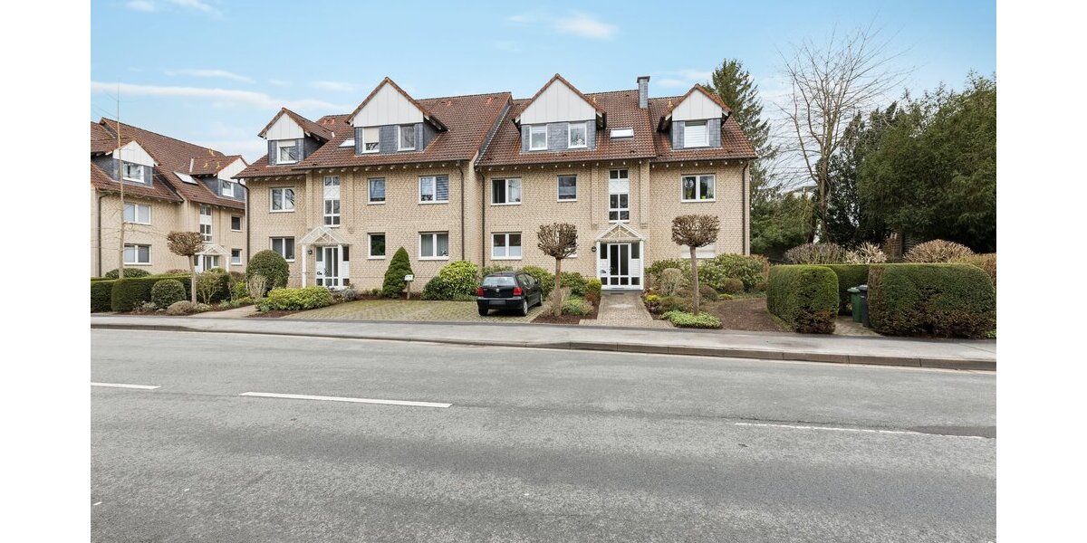 Sofort frei: Gepflegte 2-Zimmer-Erdgeschosswohnung mit großem Balkon & Tiefgaragenstellplatz - Erdgeschoßwohnung Bad Sassendorf | Angebot:25851708