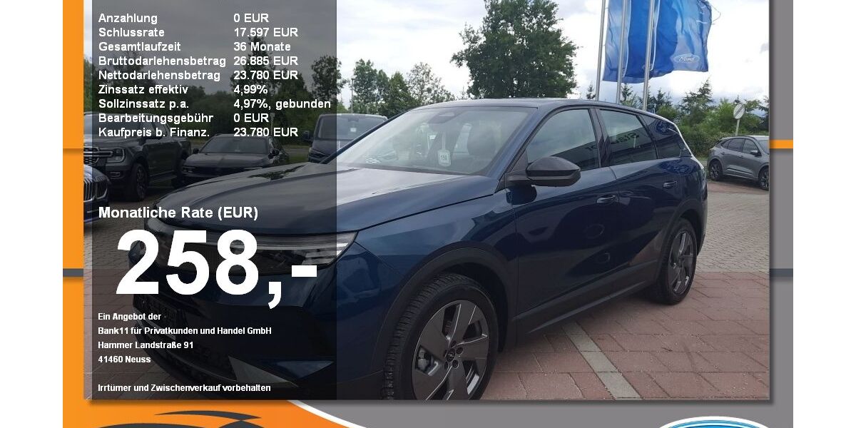 Opel Grandland (X) 13.890 km 23.780 &euro; Neustadt / Donau 93333