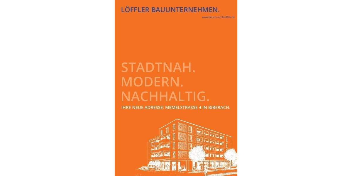 Etagenwohnung Biberach an der Riß Biberach - 3 Zimmer, 84 m&sup2;, 435.000&euro; | Angebot:26204820