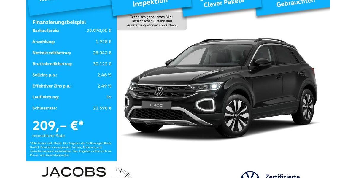 VW T-Roc 25.580 km 29.190 &euro; Düren 52351