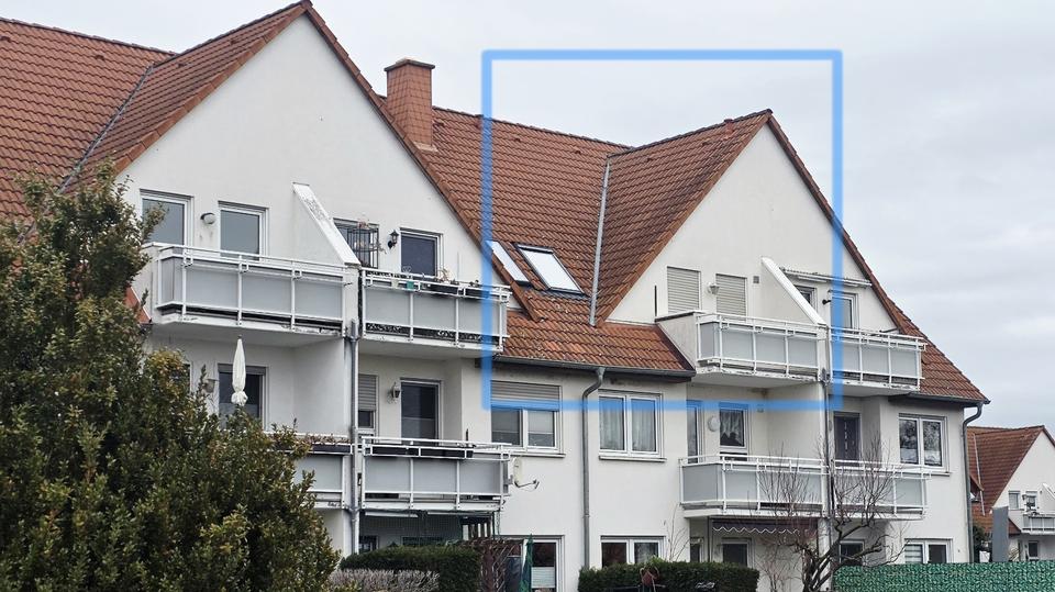 Helle ausbaufähige 2-Zi-Wohnung m. Balkon & Stellplatz bei Erfurt 2 zimmer