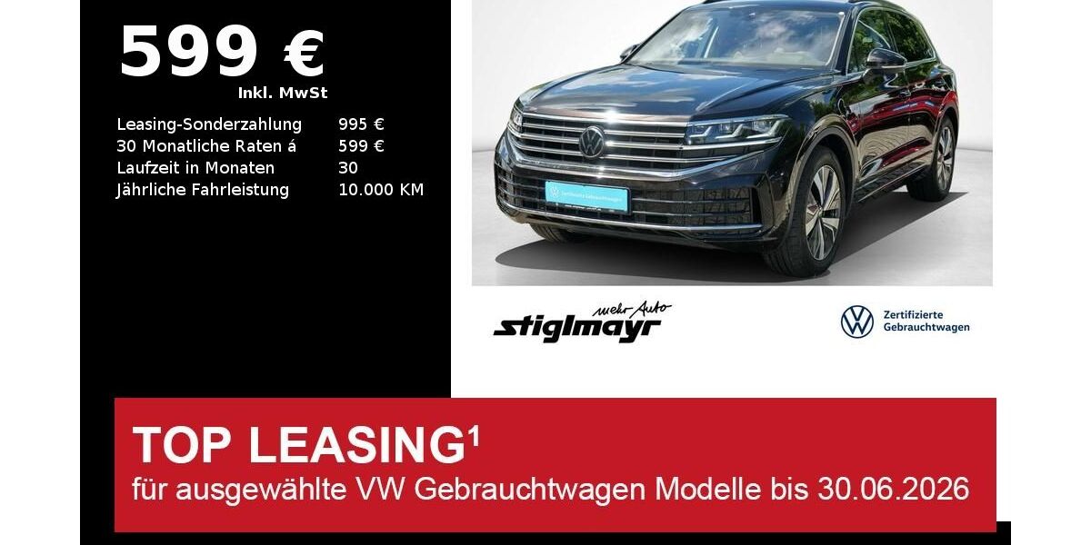 VW Touareg 12.044 km 63.840 &euro; Schrobenhausen 86529