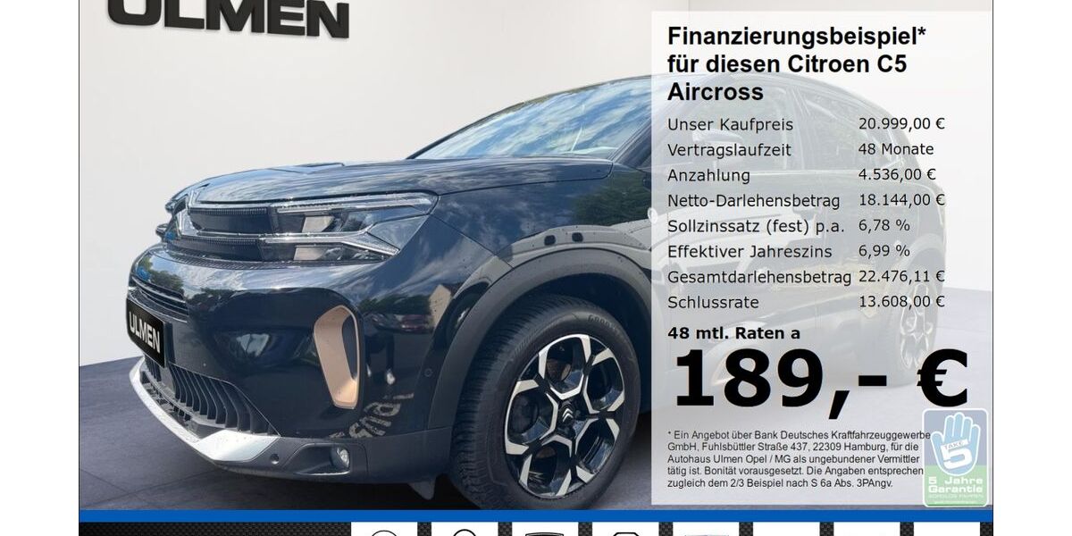 Citroen C5 Aircross 31.304 km 20.999 &euro; Düsseldorf 40231