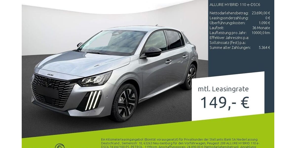 Peugeot 208 4.500 km 23.690 &euro; Bocholt 46395