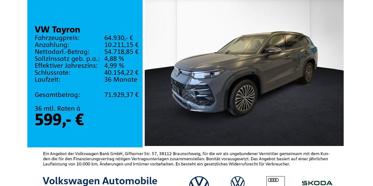 VW Tayron 7.500 km 59.970 &euro; Leipzig 04277