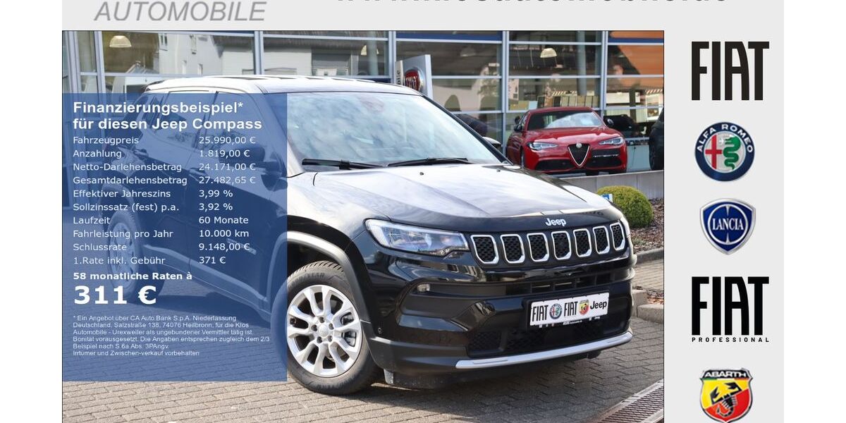 Jeep Compass 8.788 km 25.990 &euro; Marpingen 66646