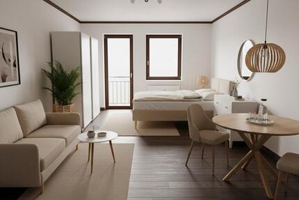 Leimen: NEU möbliertes 1-Zimmer-Apartment mit Balkon in Top-Lage 1 zimmer