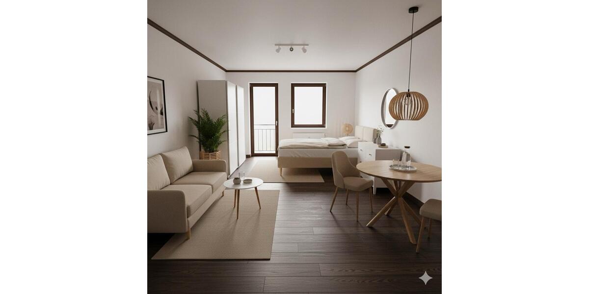 Leimen: NEU möbliertes 1-Zimmer-Apartment mit Balkon in Top-Lage 1 zimmer